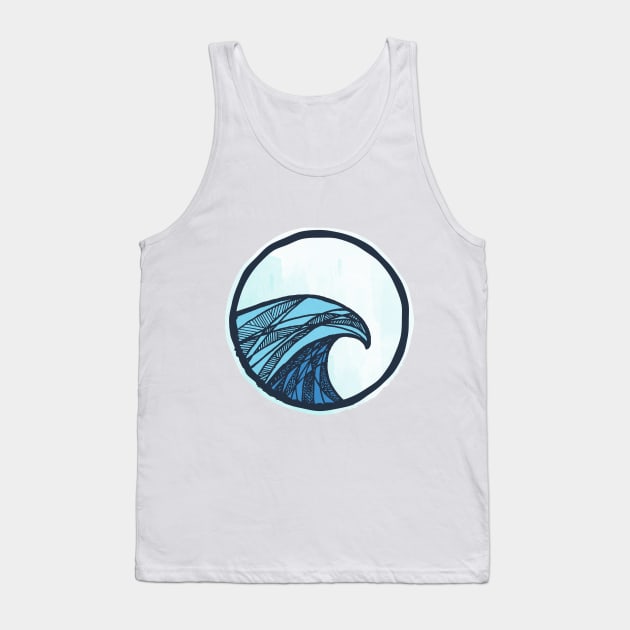 Perfect wave - surfing and ocean lover Tank Top by Chilling Nation